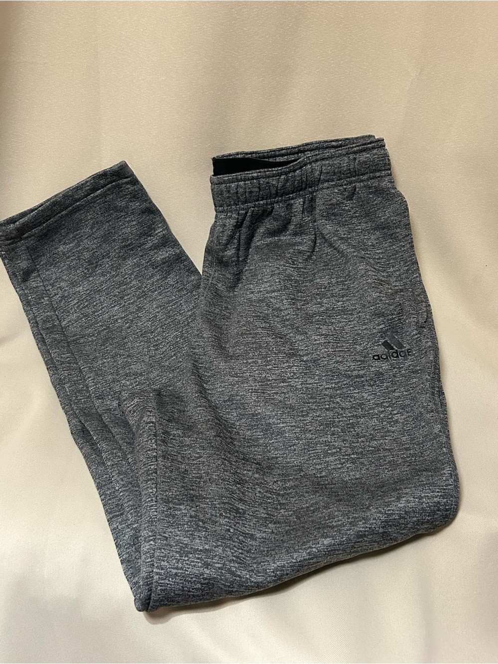 adidas Men's Gray Heather Jogger Sweatpants